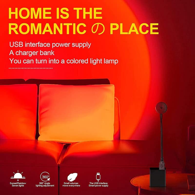 Glowify: USB Sunset Lamp