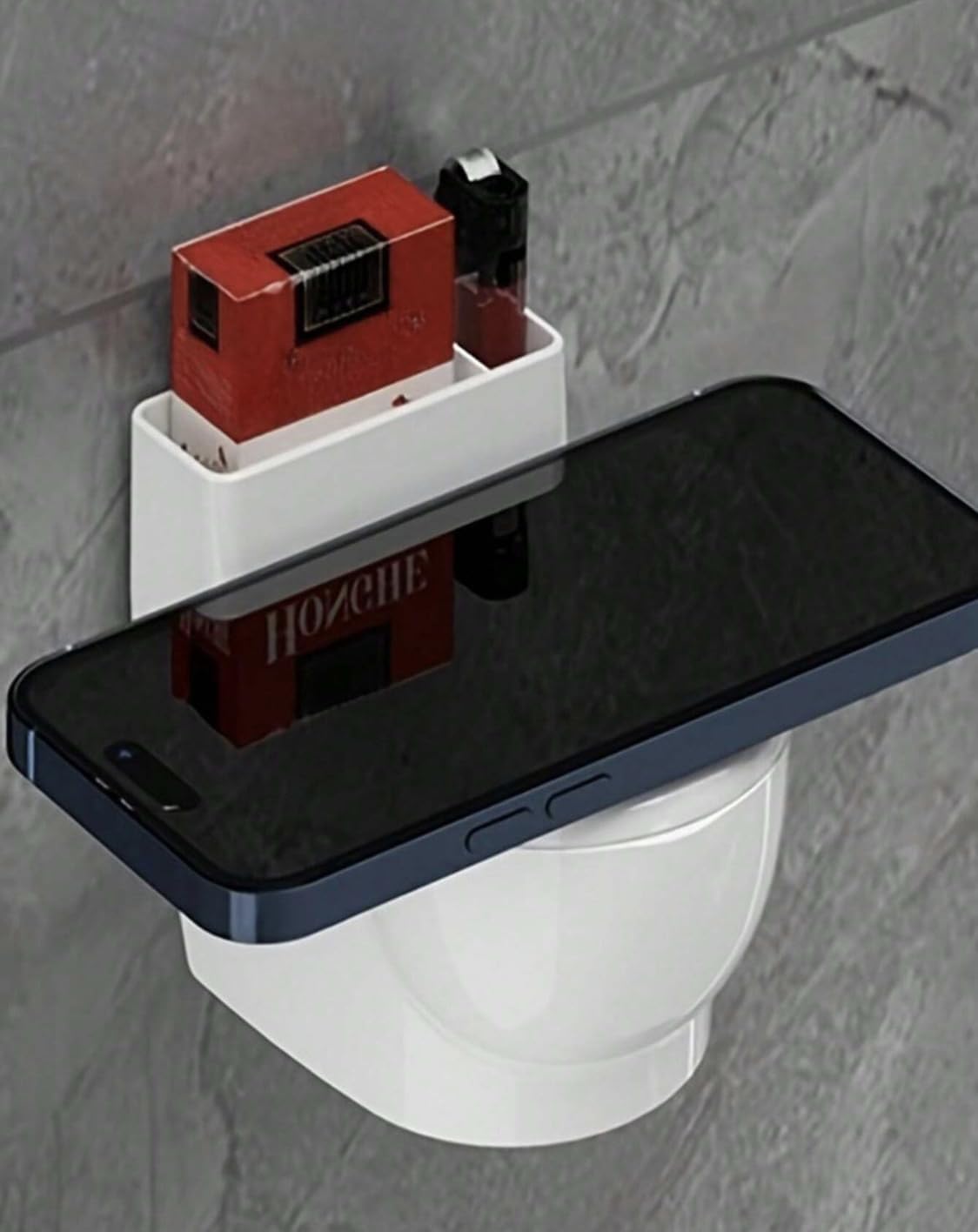 AshEase - Toilet Shaped Multi-Function Ashtray