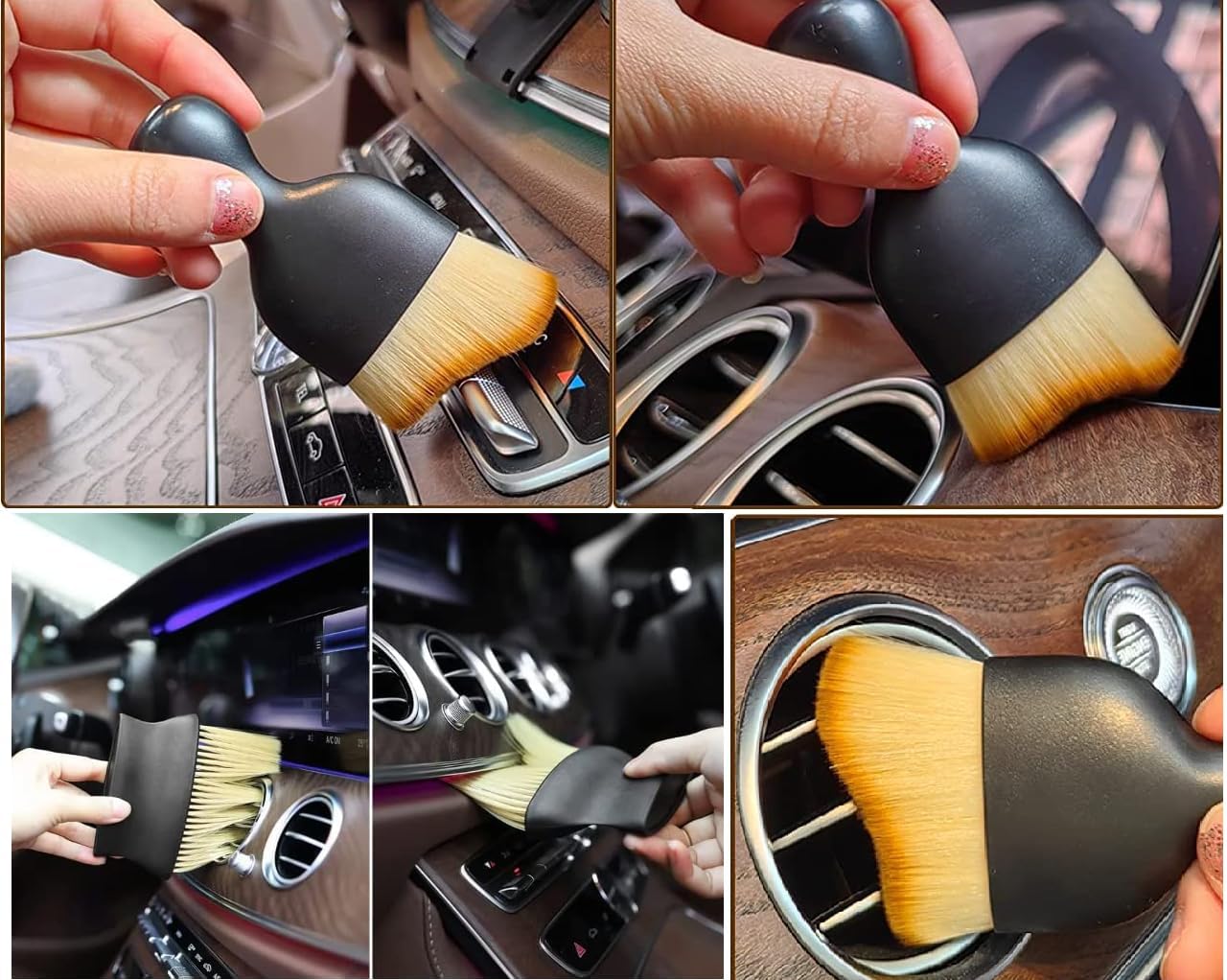 CleanSweep: Mini Car Cleaning Brush