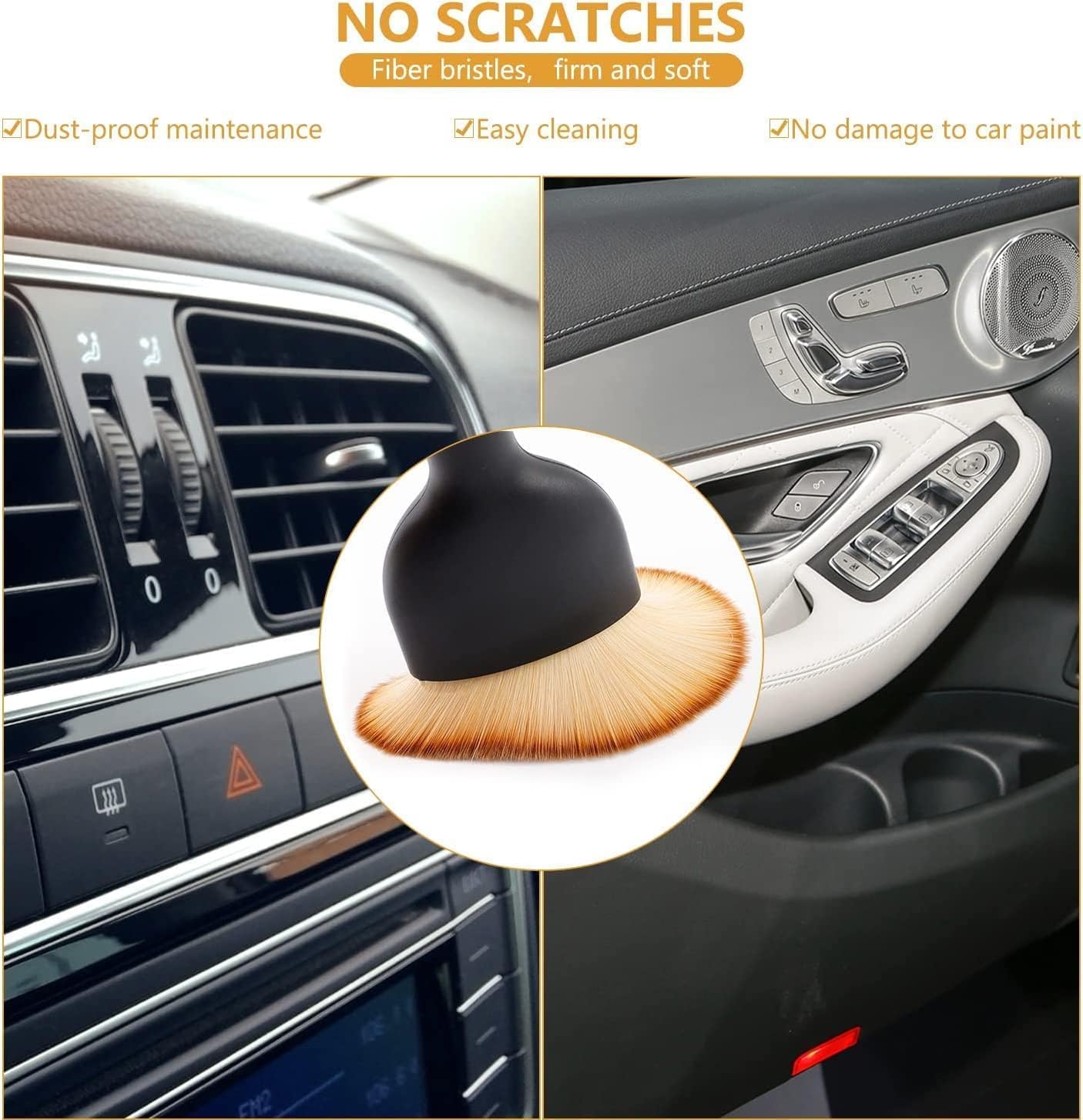 CleanSweep: Mini Car Cleaning Brush