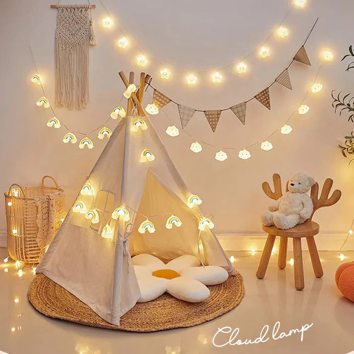 OrbitRainbow: Plastic Decor String Lights