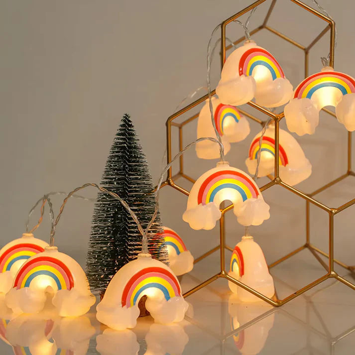 OrbitRainbow: Plastic Decor String Lights