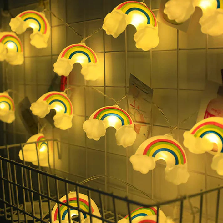 OrbitRainbow: Plastic Decor String Lights